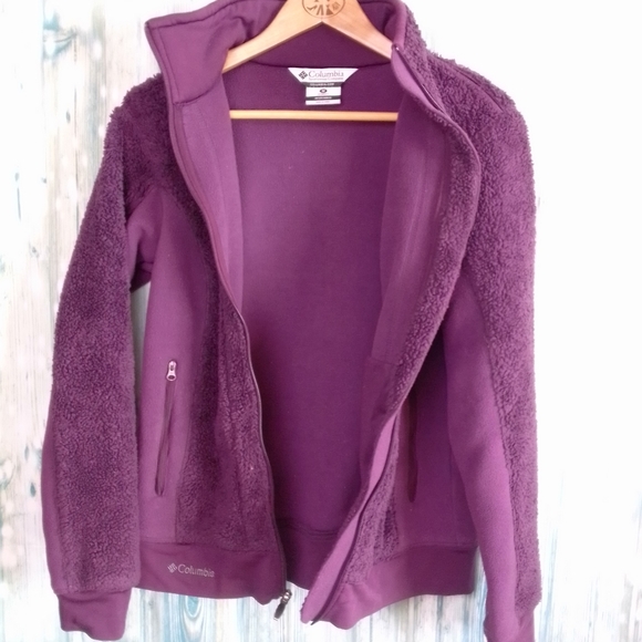Columbia bugaboo interchange Fleece jacket only 01218 purple medium - Picture 3 of 9